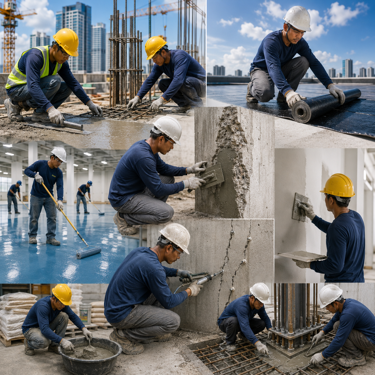 Construction and industrial workers